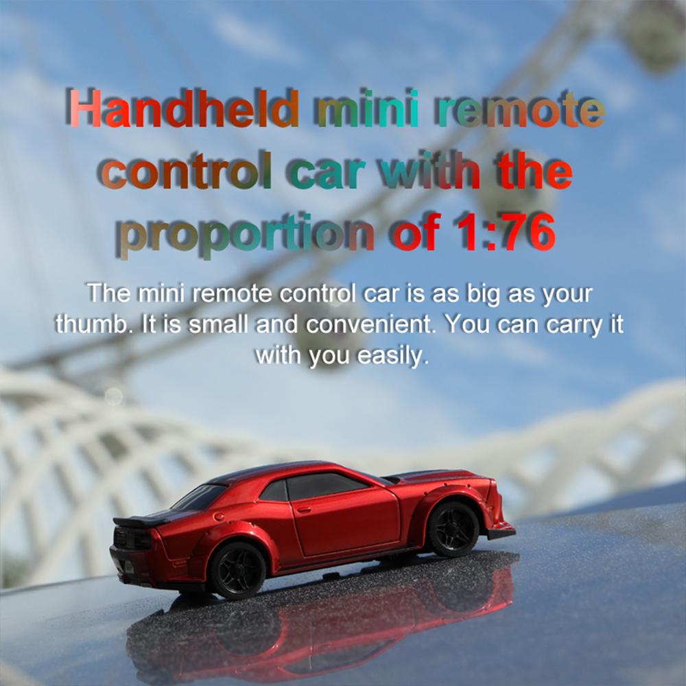 Turbo Racing 1:76 C75/C76 Road Radio-Controlled Car Mini Full Scale Remote Control Car Toy RTR Suitable For Children And Adults