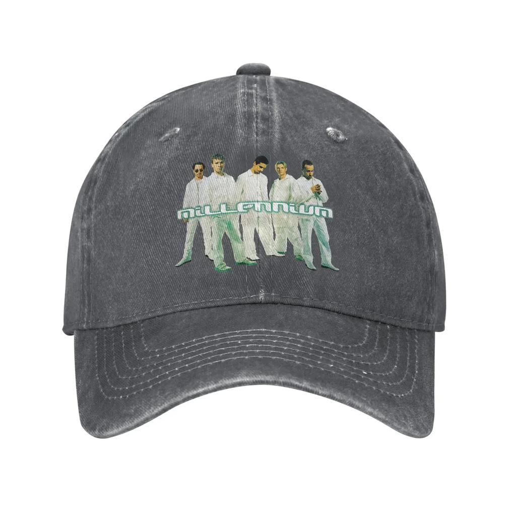 Backstreet Boys Millenniums Tour Baseball Cap Vintage Distressed Denim Washed Band Music Sun Cap Unisex Outdoor Travel Soft Hats