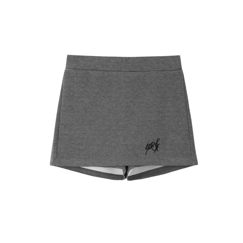 

New Gray Knit Two-Piece Casual Women s Sports Suit - Three-Piece Lazy Style Small