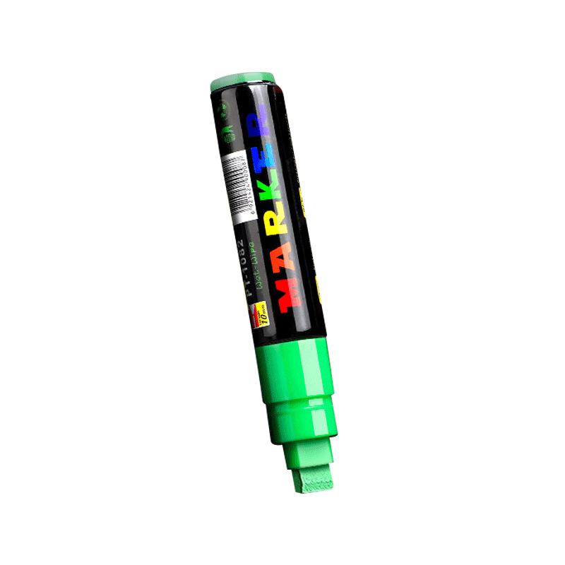 Flytande kritpennor, 6/8 mm Jumbo Bilfönsterpennor, 8-pack Suddbara Neonkritpennor för Whiteboard, Svart tavla, Glas, Skyltar