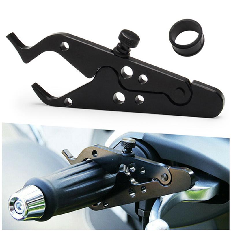 Motorcycle Cruise Control Throttle High Grade Aluminum Lock Assist Retainer Universal Wrist Grip Throttles 2