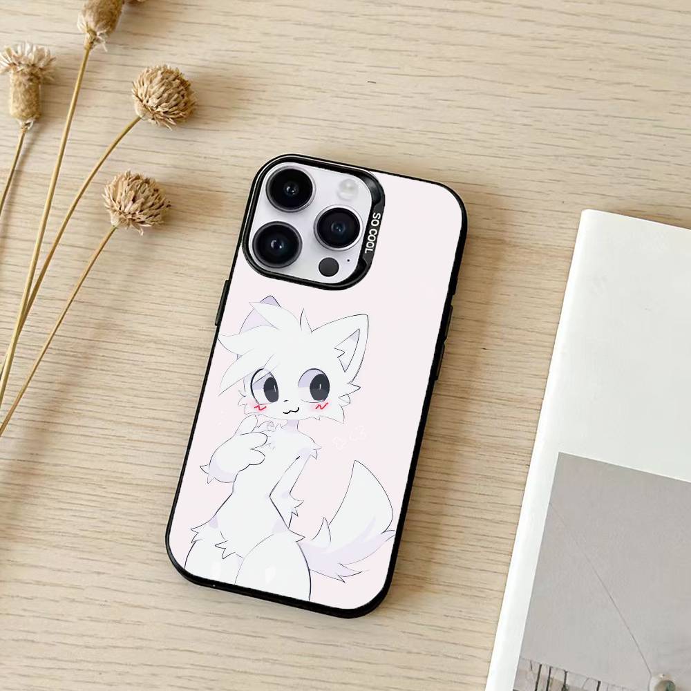 Boykisser Wallpaper Phone Case For iPhone 17,16,15,14,13,12,11,Pro Max,Plus Candy Silver Cover