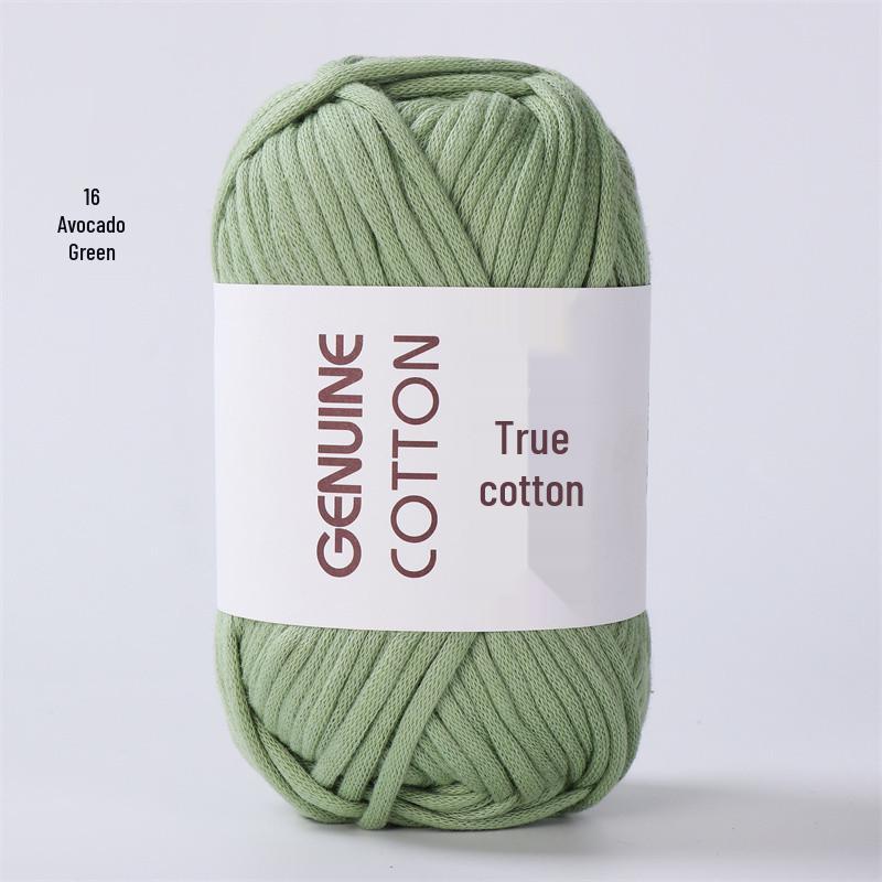 Kerngefülltes Baumwollgarn zum DIY-Stricken: Ideal für Spielzeug, Schals und Fußmatten