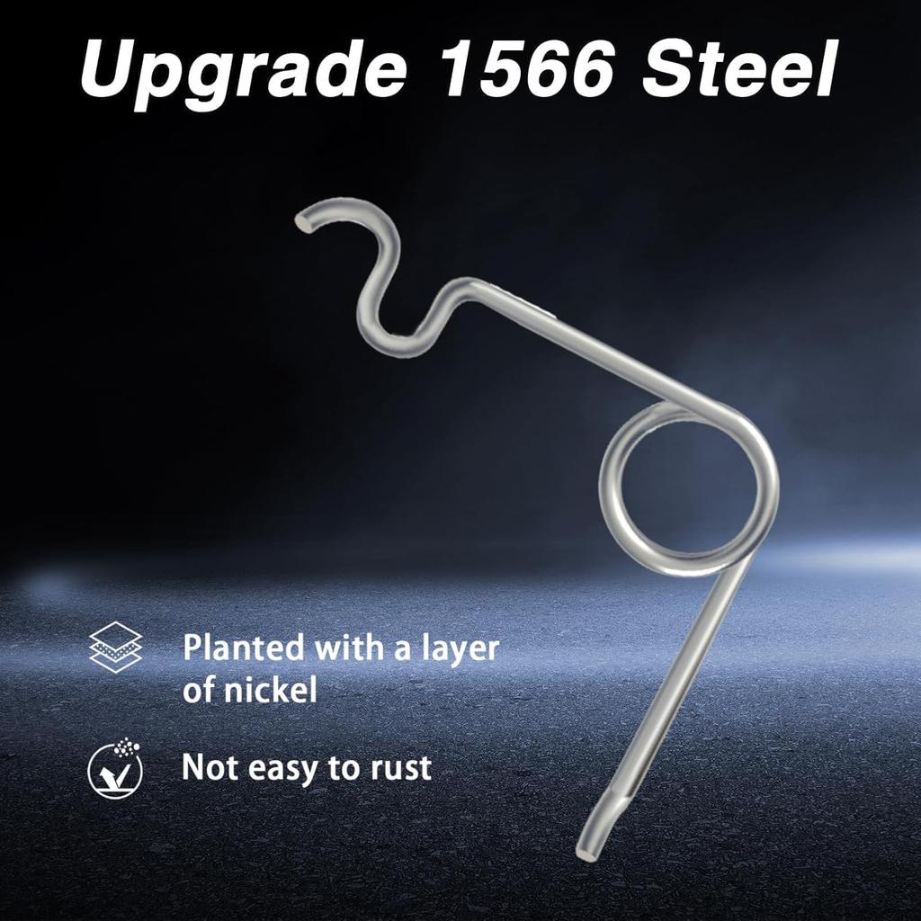 Fuel Door Pin with Gas Door Spring, Fuel Tank Repair Kit Compatible with Ford F150 2015- Explorer 2011- Loose Gas Cap Permanent Repair Fix