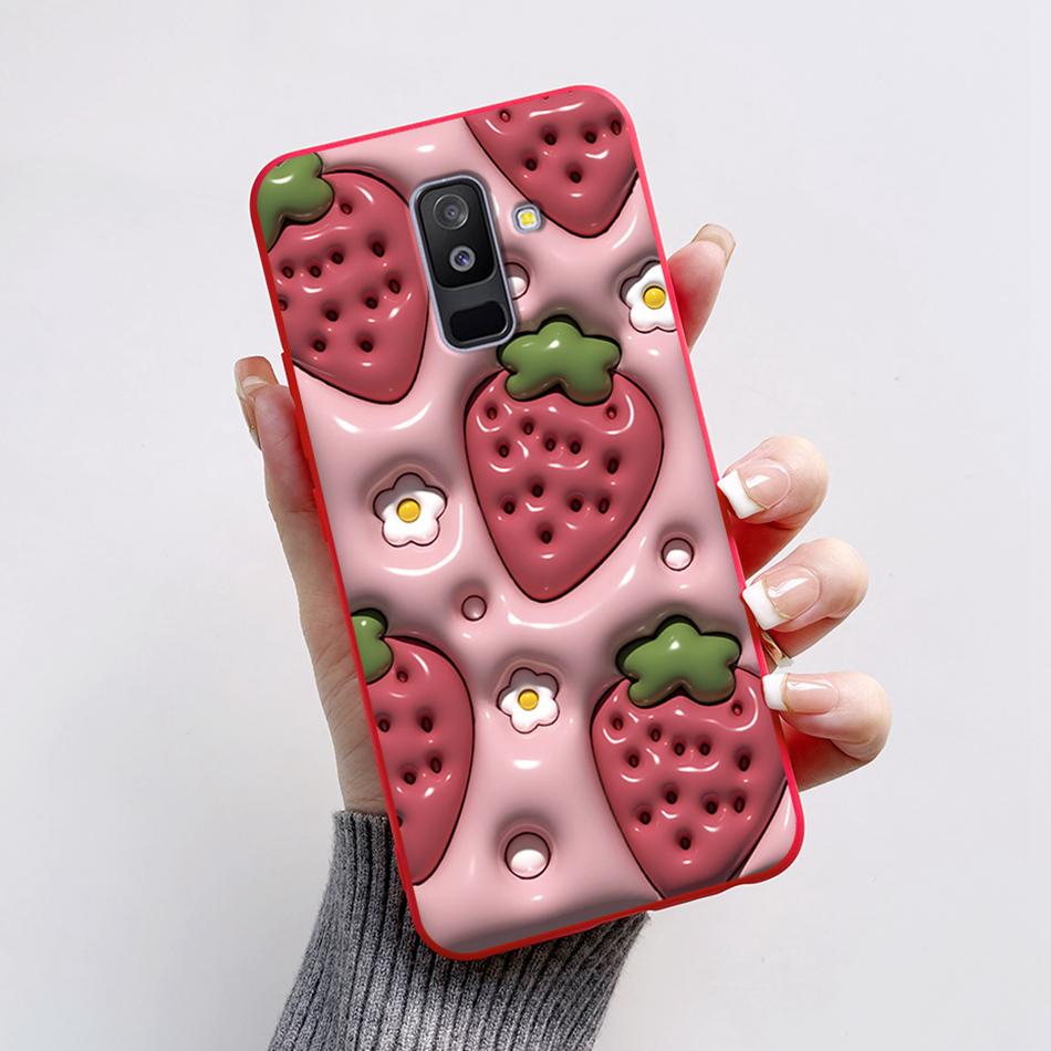 Für Samsung Galaxy A6 Plus A6+ 2018 Hülle SM-A605F Silikonhülle Niedlicher Bär Cartoon Weiche Funda Für Samsung A6 2018 A6Plus Stoßstange