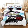 Gera MX Bedding Set Printed Bed Set With Pillowcase Bed Duvet Cover Soft Single Double Queen Super King Size Single Twin Bedroom