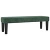346669 vidaXL Banc Vert foncé 100x30x30 cm Velours
