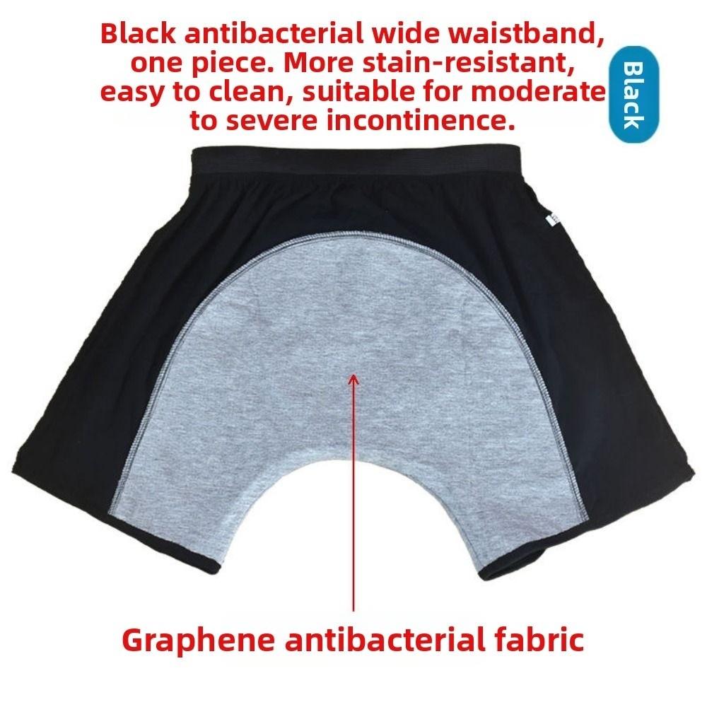 Antibacterial Washable Diaper Leak-Proof Incontinence Underwear Absorbent Briefs  Elderly Care