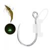 Luminously Live Shrimp Fixing Hook Heavy Duty Metal Barbed Fishhooks Catfishes Fishing Hook Fishing Accessories Enduring