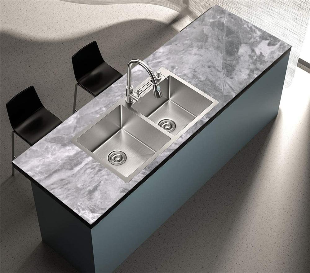 Papel tapiz autoadhesivo impermeable para cocina, película a prueba de aceite de mármol de 40 cm, para renovación de encimeras y gabinetes, pegatinas de pared para azulejos