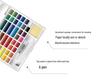 Xiongshi Portable Solid Watercolor Set - 12 or 24 Transparent Colors for Art Painting