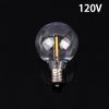 G40 Glühbirnen E12 3V 120V 220V 1W Glas-Globusbirnen Lichterkette Innen Außen Terrasse Heim Garten Deko Warmweiß