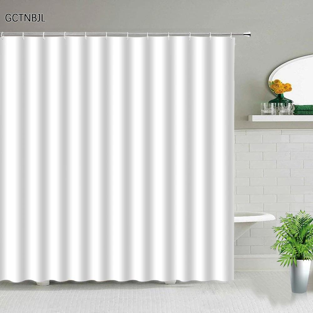 Black And White Stripes Shower Curtains Geometry For Bathroom Decor Screen Waterproof Fabric Bathtub Curtain With Hooks Washable