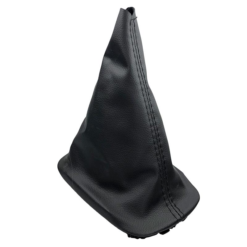 

Черная ручка переключения передач, чехол из искусственной кожи для Skoda Octavia MK1 A4 1997-2011, аксессуары для стайлинга автомобилей чёрный