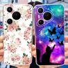 Für Huawei Pura 70 Hülle Niedliche Cartoon Bemalte Abdeckung Klare Silikon Handyhülle Für Huawei Pura 70 Pro Plus Pura70 Pro + Weiche Hülle