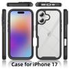 For iPhone 17 Case Anti Drop 2 in 1 PC+TPU Phone Cover