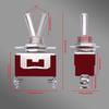 weideer 2Pcs Toggle Switch 12V 30A ON/Off 2 pin 2 Position SPST Waterproof Switch with Waterproof Cap Terminals for Auto Car Boat KL-C101