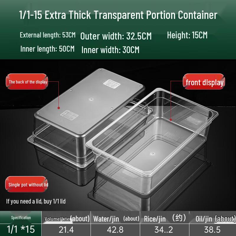 

Transparent Acrylic Commercial Food Display Box