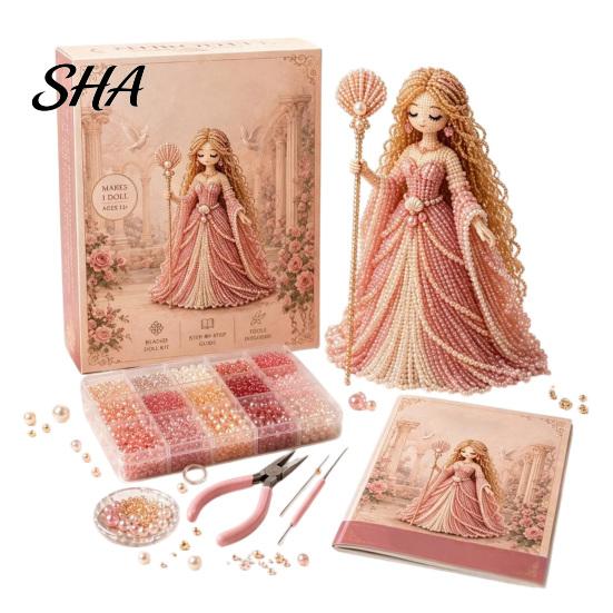 Creative Bead Craft Kit Divine Beaded Goddess Kit, 3D DIY for Adults Art Project with Colorful Beads Teens Women Handmade Gift