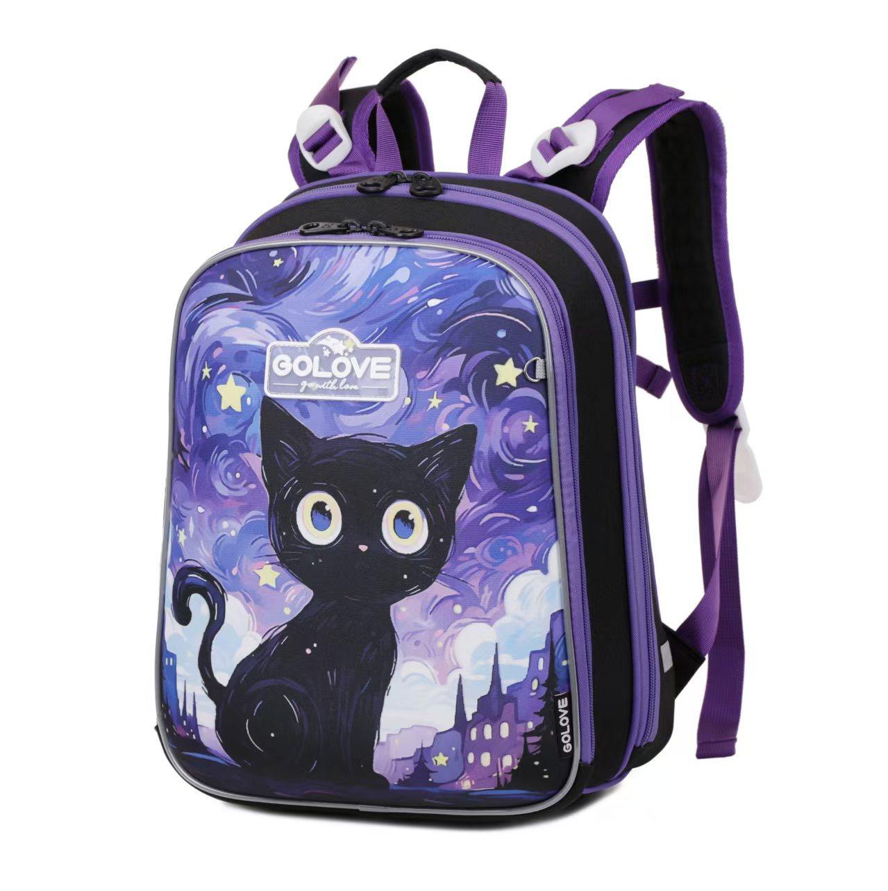 Golove Primary School Students Germany Russia Export Schoolbag 1-2-3 Grade 3D Three-Dimensional Schoolbag 38*28*17