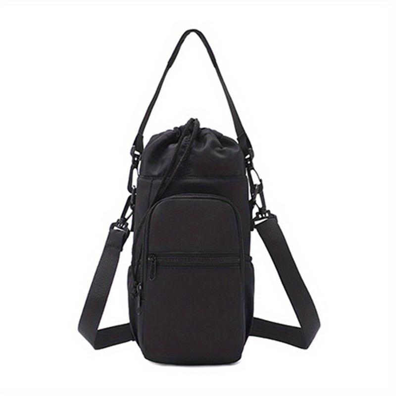 Water Bottle Crossbody Bag, Organizer with Multiple Pocket, Lightweight for Gym, Travel, Hiking, Everyday Ideal Gift for Outdoor