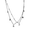 Five-pointed Star Necklace Fashion Accessory Stainless Steel Material for Teens