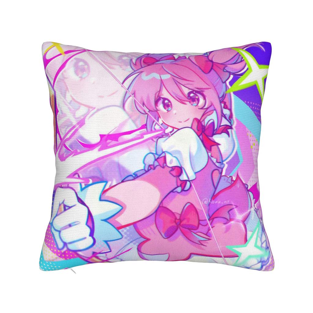 Pmmm Madomagi Madoka Kaname Kissenbezug Retro Trendiger Kissenbezug Für Wohnzimmer Bett Stuhl Weiche Kissenbezüge Geschenk
