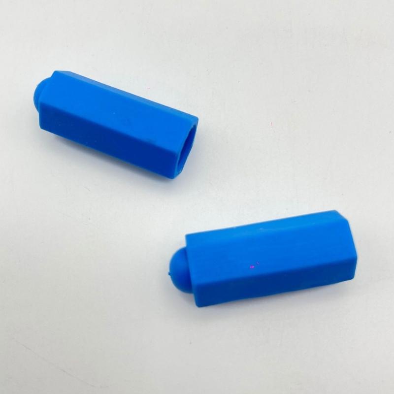 10pcs Billiard Cue Tip Caps Protectors Reusable Billiard Rod Tip Sleeves for Indoor Outdoor Play