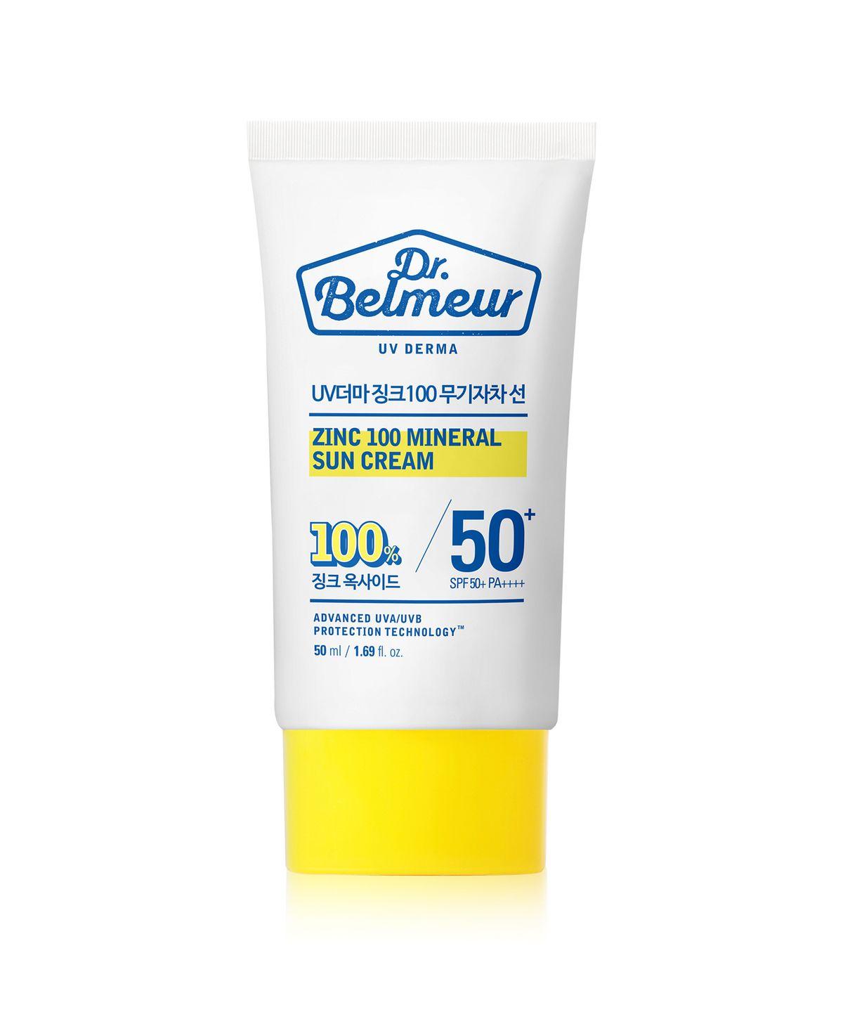 Доктор. Солнцезащитный крем Belmer UV Derma Zinc 100 Минеральный 50 мл
