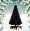 Black PVC Christmas Tree for Hotel Decoration - Large, DIY, Mini, Dense Simulation