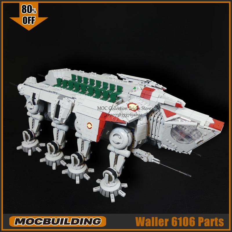 Movie Scene Walker Robot MOC Building Blocks Space Battle Raider Technology Bricks DIY Assembly Toys Collection Xmas Gifts