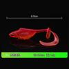Fishing Lure Floating Twist Fish Bait Durable Soft Plastic Material Realistic Swimming Action Suitable for Freshwater and Saltwater Fishing