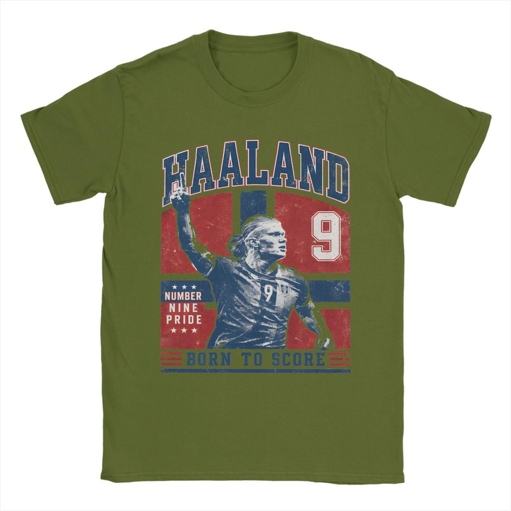 Haaland Norway 2026 TShirts Unisex Unisex Awesome Cotton Tee Shirt Crew Neck Short Sleeve T Shirt 6XL Tops