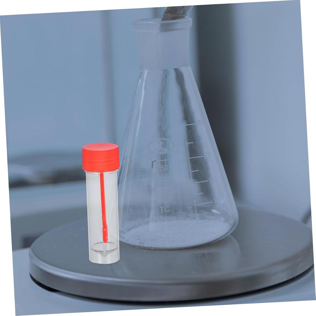 20Pcs Specimen Cups with Lids Fecal Sample Containers for Stool Testing Disposable Testing Cups for Laboratory Use