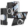 Applicable To Samsung ZFold8Ultra Folding Screen Mobile Phone Case Wireless Charging Magnetic Suction Pen Holder Creative Bracket Wireless Ring