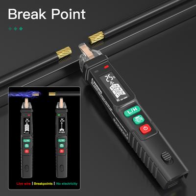 Mastfuyi FY18D bekontaktis kintamosios srovės įtampos testeris su dvigubu diapazonu 12V-1000V / 48V-1000V daugiafunkcis NCV