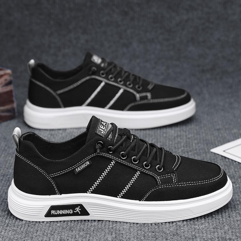 

Air force one breathable canvas shoes student casual soft baseplate shoes 44 чорний