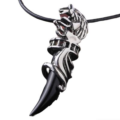 Wolfszahn Halskette Geschenke Einzigartige Halsdekoration Herren Geschenk Zubehör Schmuck Aufhängung Mode Stilvolles Ornament Anhänger