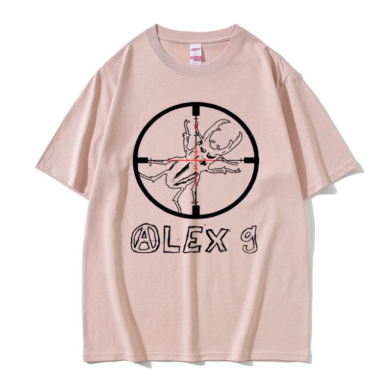 Koszulka z memem z piosenkarzem Alexem G, okrągły dekolt, męska moda, luźna koszulka, dla mężczyzn i kobiet, codzienna, oversize, letnia, 100% bawełna