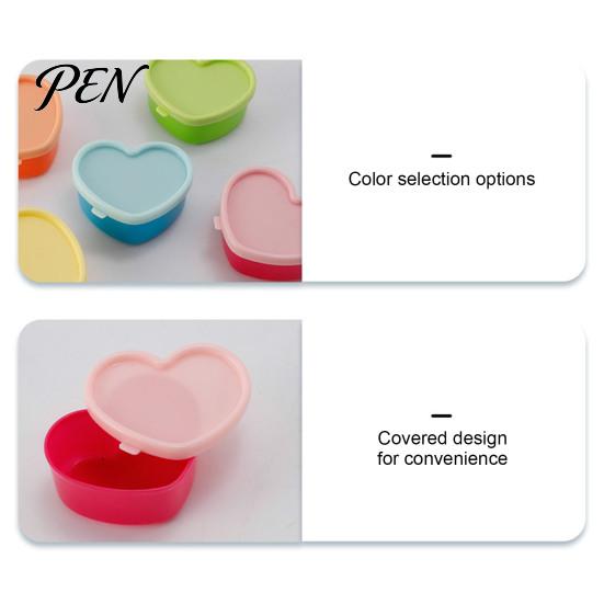 Minimalist Storage Solutions 5Pcs Mini Box with Lids, Stackable Plastic Containers, Reusable Portable Boxes Heart/Square/Flower Shape Food Organizer