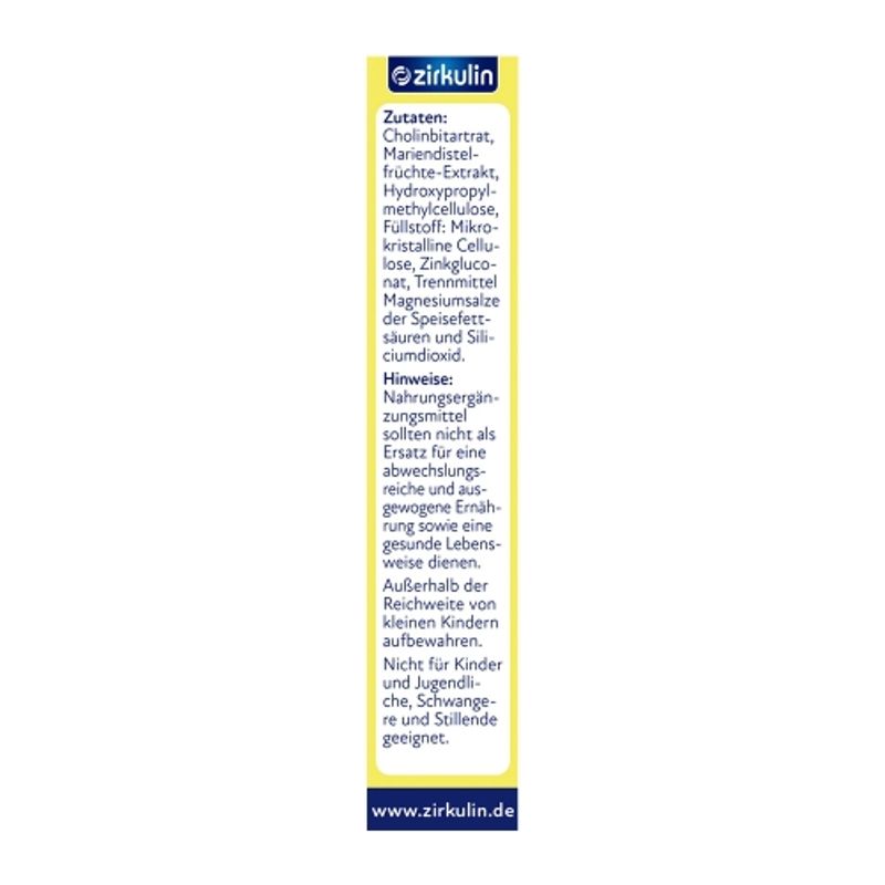Zirculin Mariendistel Vital 30 Tabletten