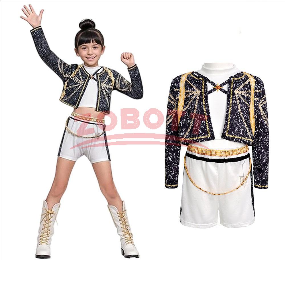 Dívčí K-pop Rumi Zoey Cosplay Huntrix Kostým 3D Tisk Lovci Démonů Rumi Mira Scénické Kostýmy Dětské Halloweenské Párty Oblečení