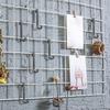 20 pcs J Grid Wall Picture Hooks, Hanging Sink Grid Hooks, Aluminum Pot Racks for Retail, Displaying Photos, Art Exhibit, Painting, Convenience Store