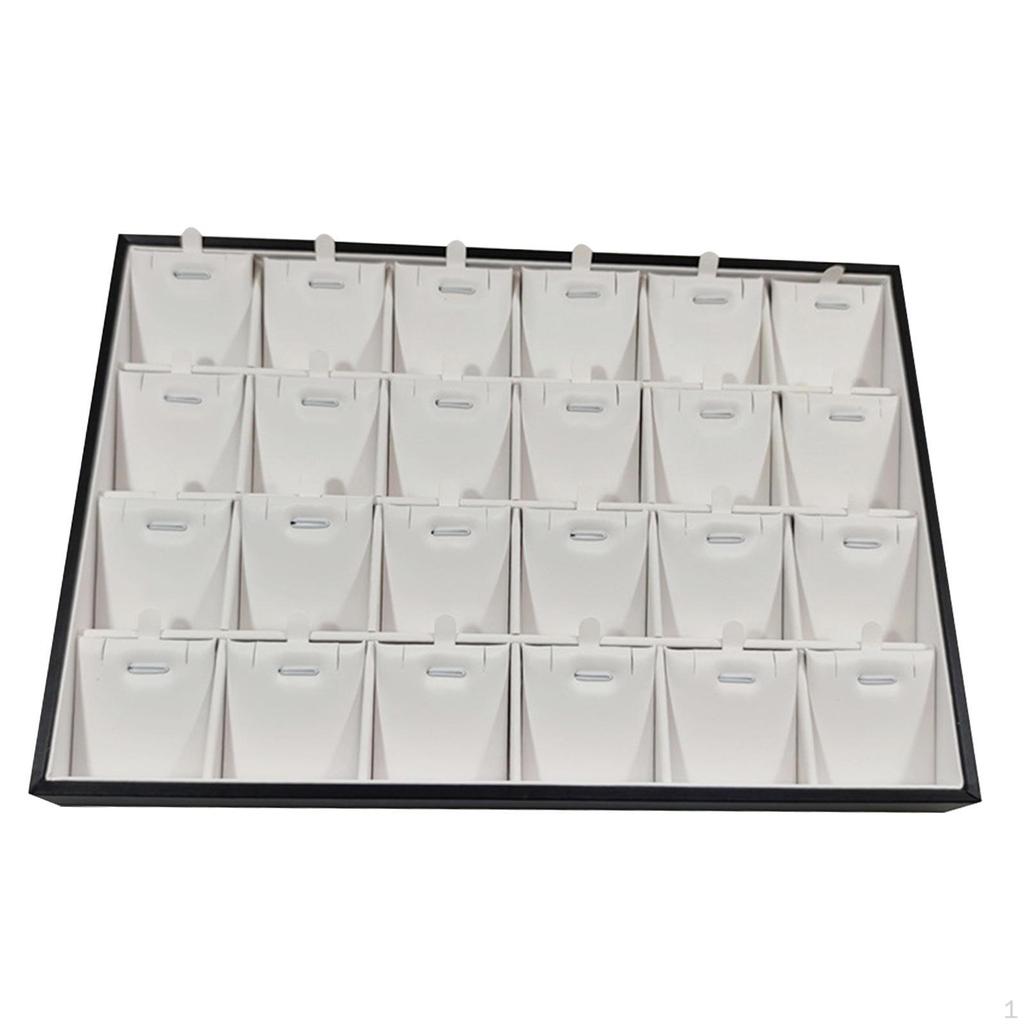 Jewelry Tray Necklace Pendant Display Tray,Organizer Storage Case for Live Broadcasting