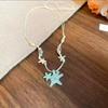 Beach Surfer Starfish Shell Choker Dopamine Bead Trendy Beach Necklace  Holiday Choker