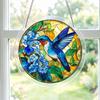 Acrylic Jigsaw Puzzle Suncatcher Window Hanging Kit, Stained Glass Style DIY Puzzles Home Garden Decor, Birthday Gifts for Women, Wife, Aunt, Mom
