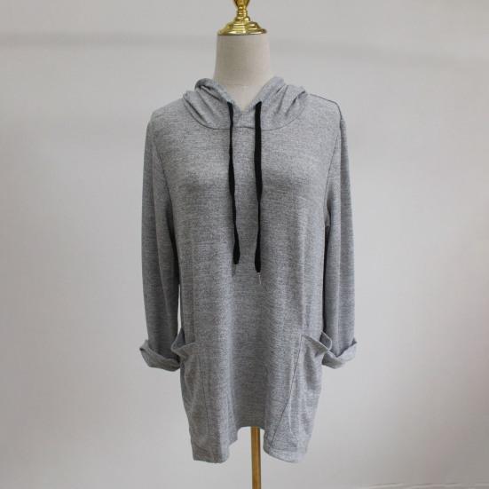 45720 Sleeve Hoodies for Women Oversized Hooded Pullover Tops