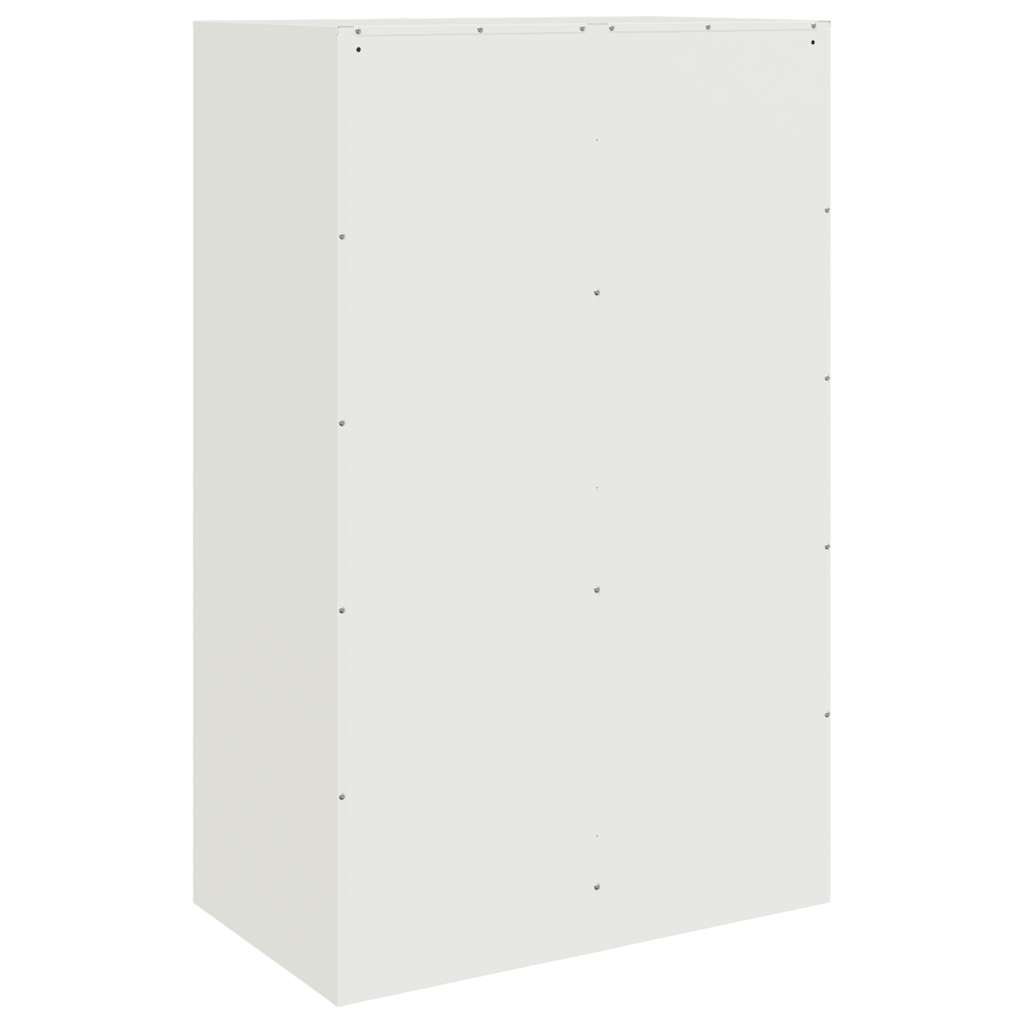Sideboard White 67x39x107 cm Steel