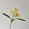 Künstliche Blumen Realistische Narzissen für Heimdeko Nordischer Stil Langlebig Kein Wasser Benötigt Flexible Stiele Sicher Floral