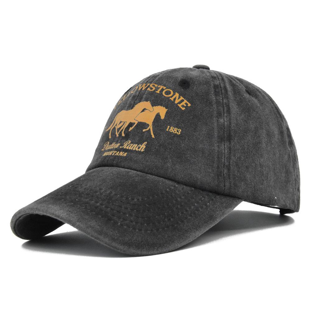 Baseball Cap Snapback Hat YELLOWSTONE Sun hat Spring Autumn baseball cap Sport cap Hip Hop Fitted Cap Hats For Unisex Women